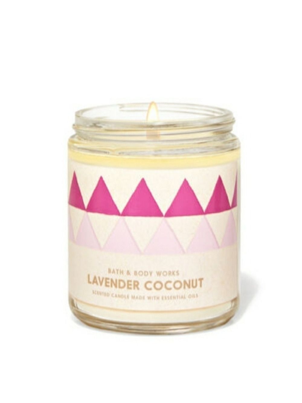 💕 LAVENDER COCONUT SINGLE WICK CANDLE